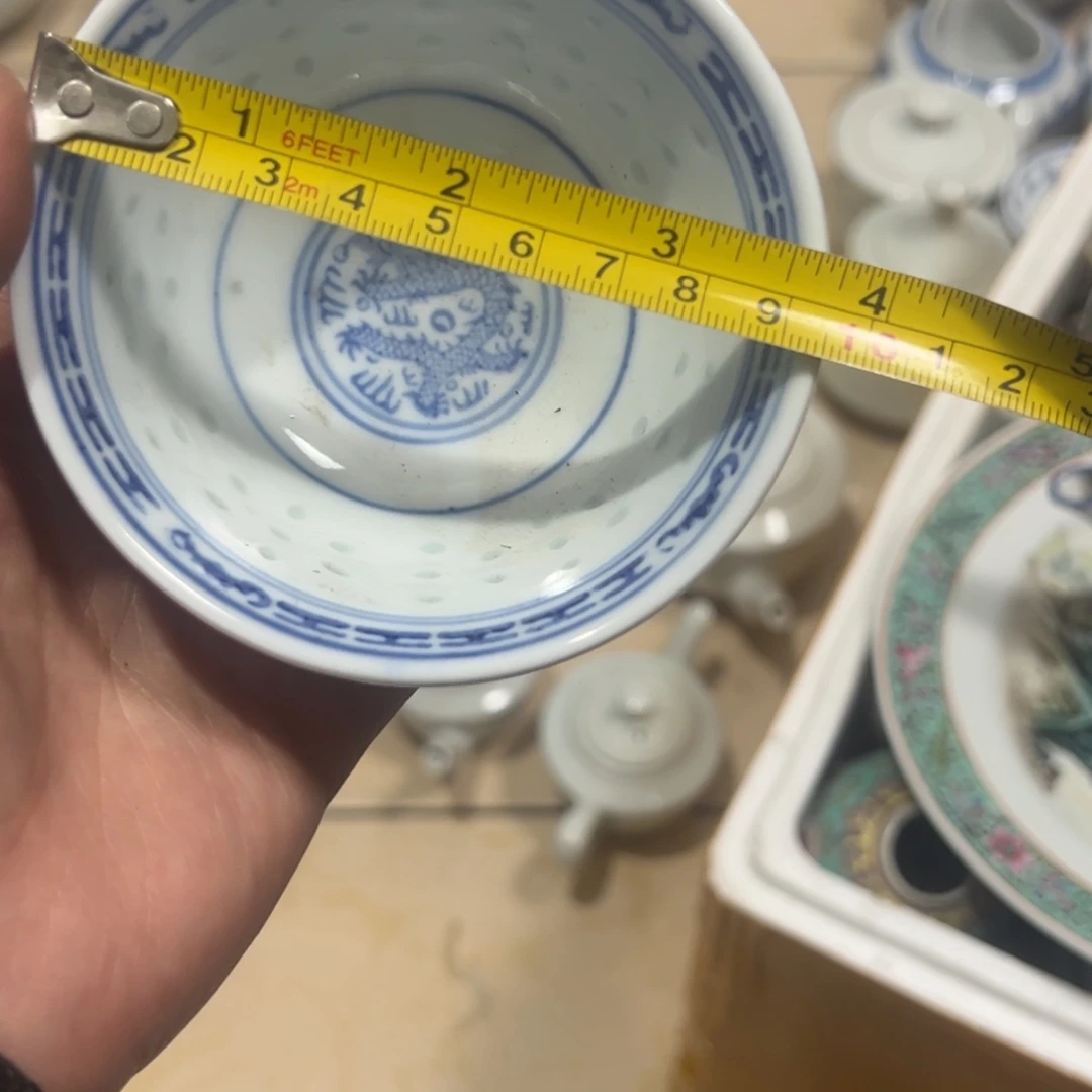 陶其他9.5厘米罗汉茶碗龙芯