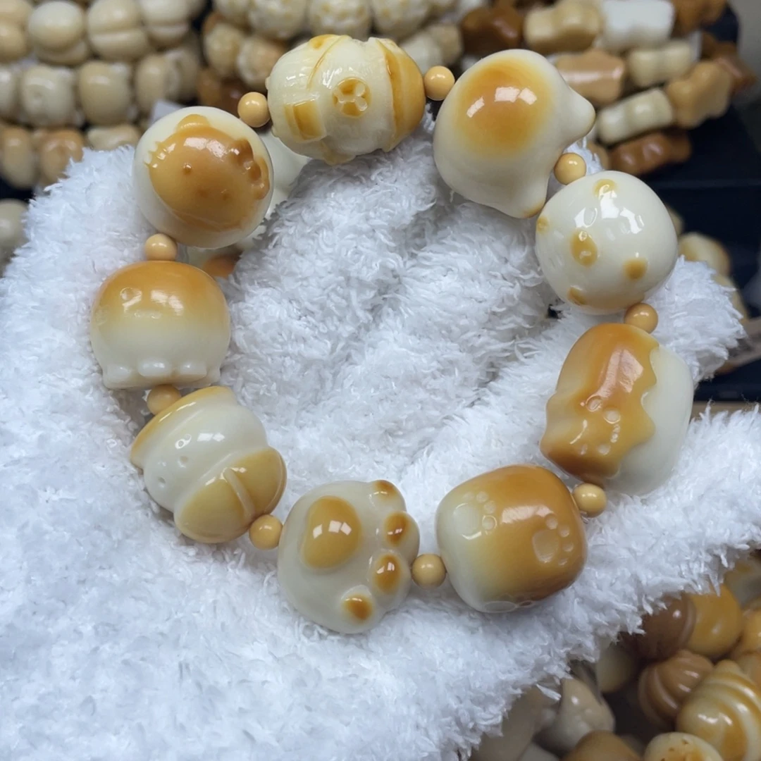 菩提根/象牙果手串12.31.33微瑕混搭