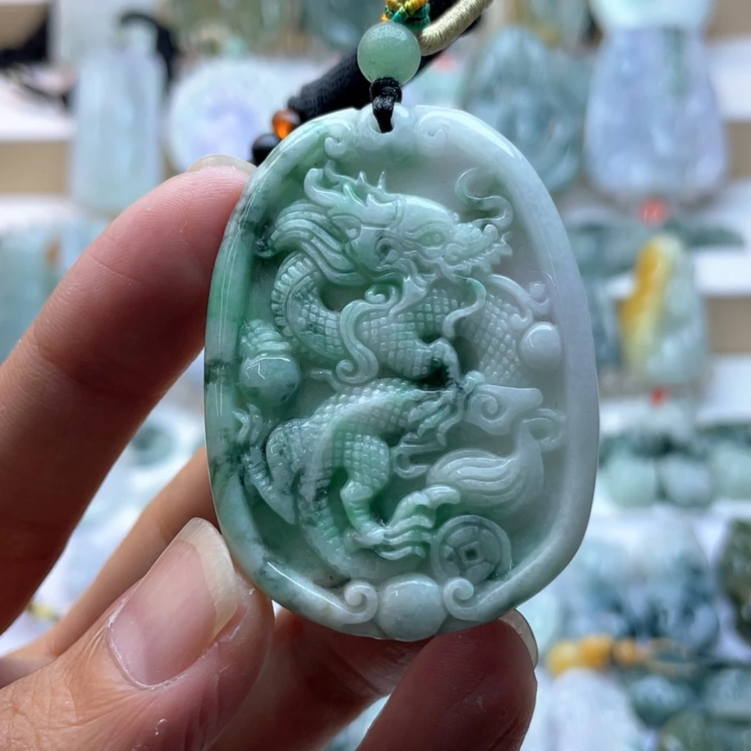 【闪购商品】颈饰未镶嵌翡翠龙