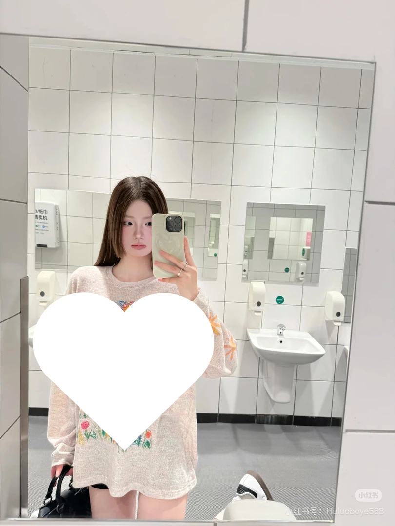 韩系国潮复古彩色手绘涂鸦印花防晒罩衫女薄设计休闲宽松慵懒上衣