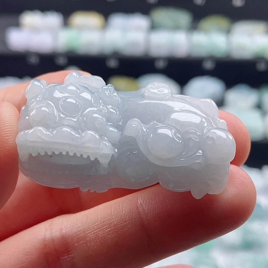 颈饰未镶嵌翡翠翡翠貔貅
