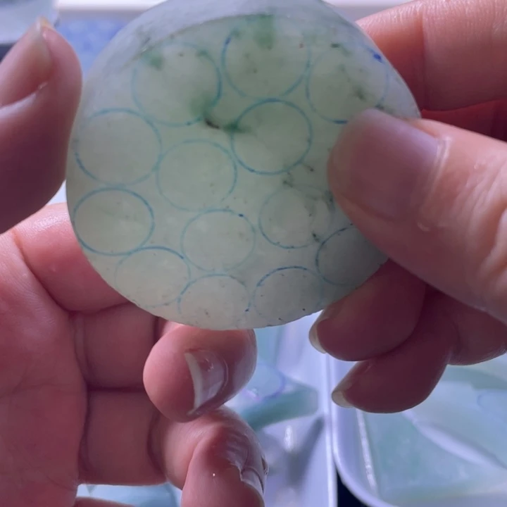 未镶嵌定制翡翠福利镯心包工