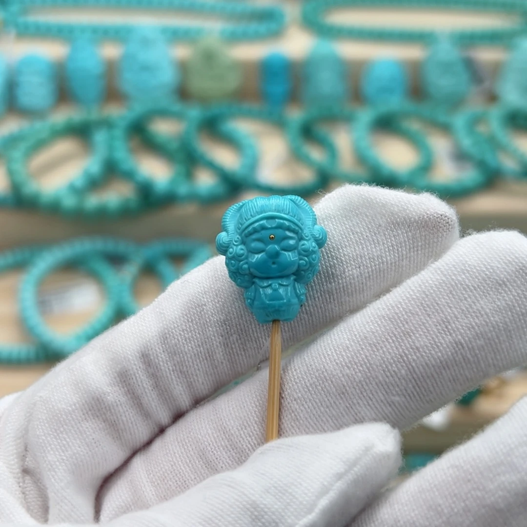 绿松石珠宝奇石未镶嵌