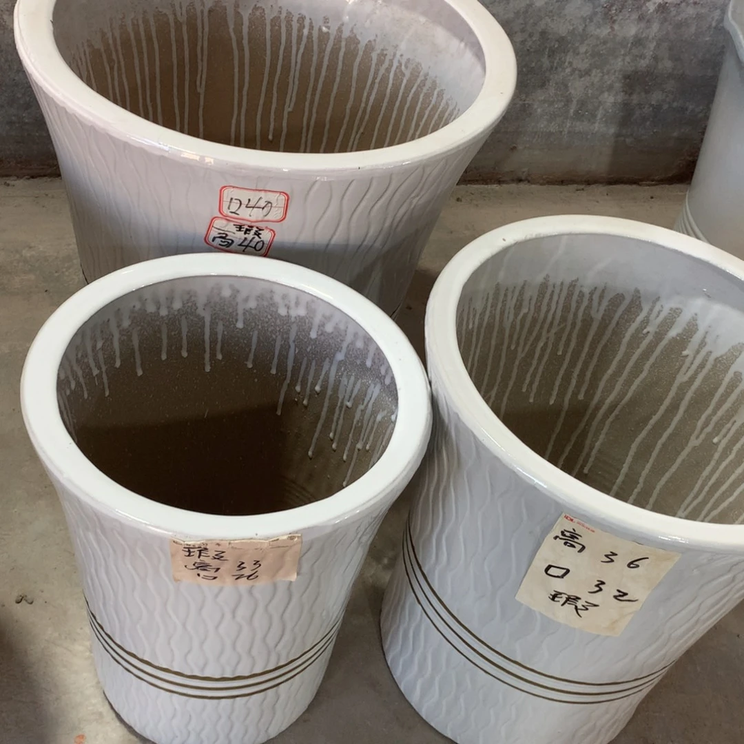 瑕疵高温陶瓷花盆