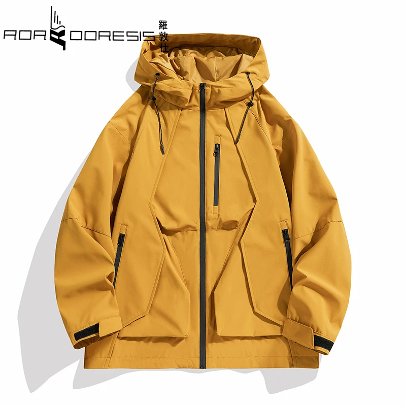 【韩跑跑甄选】官方正品潮流休闲男士大码外套棉服防风防水冲锋夹克