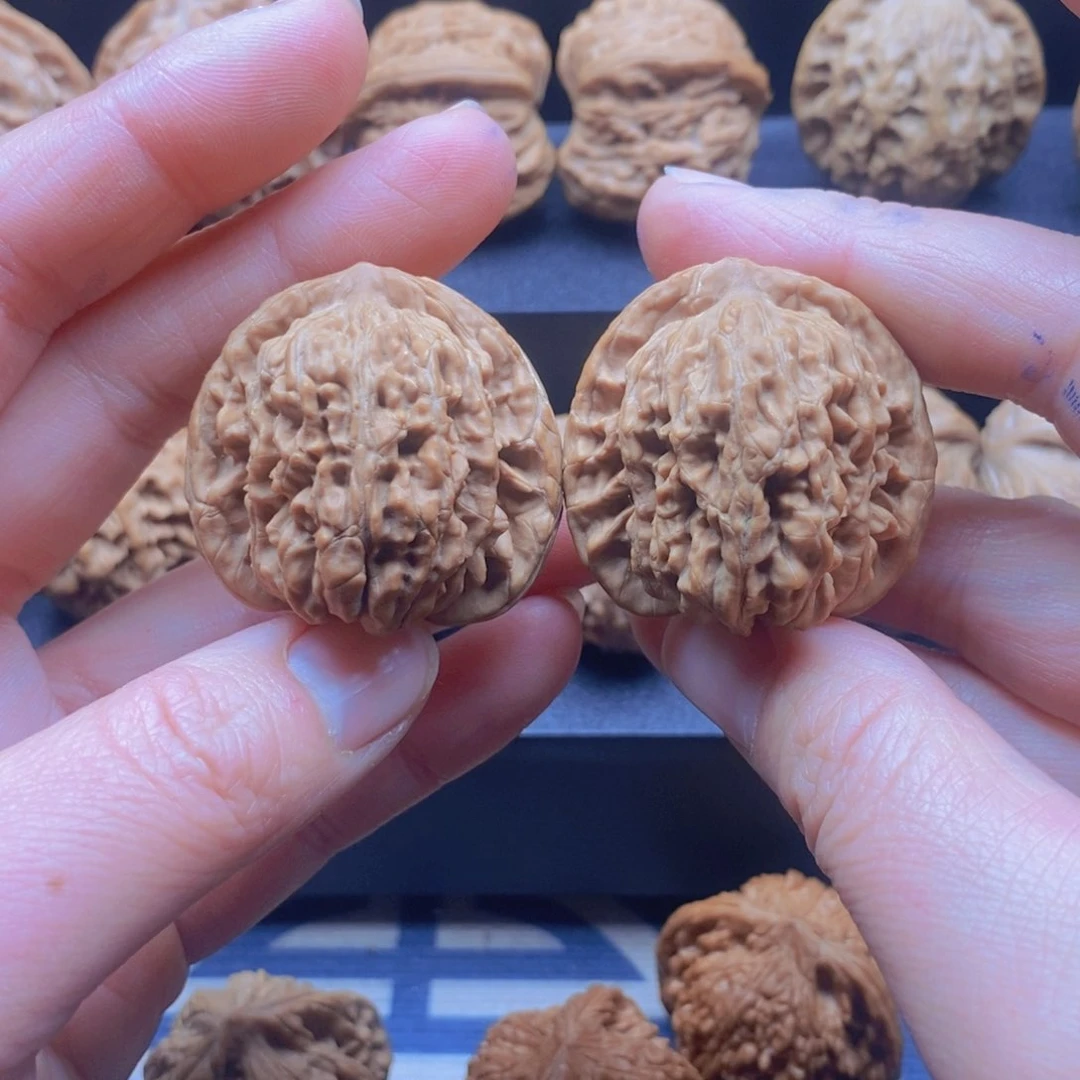 把件文玩核桃四座楼