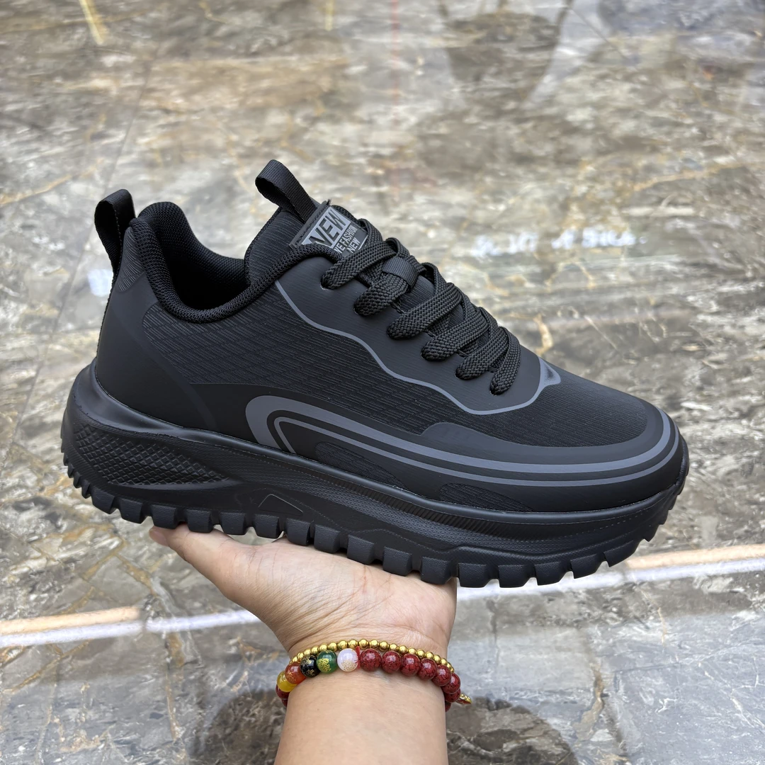 百搭厚底男鞋秋冬时尚休闲运动鞋系带轻便软底男鞋单鞋棉鞋户外鞋