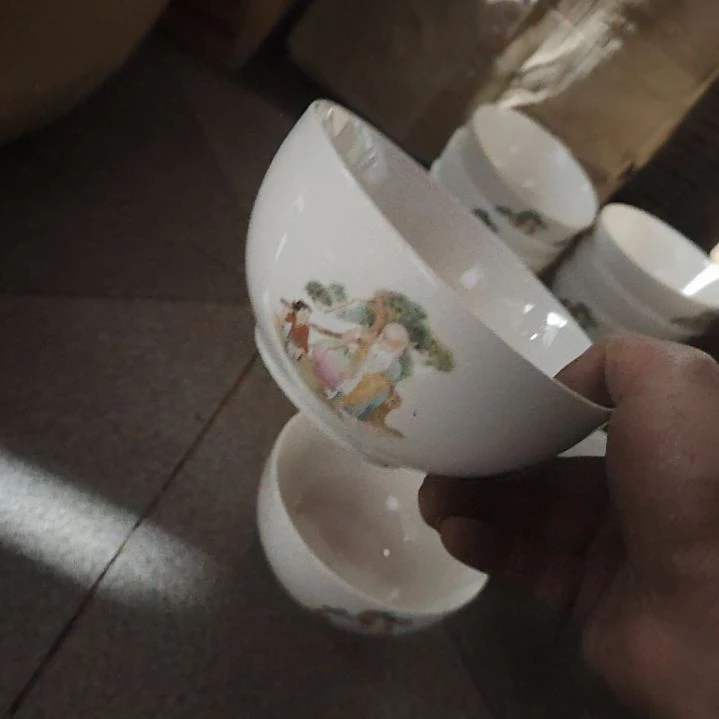 盘陶瓷盘子碗啥都有口径14公分