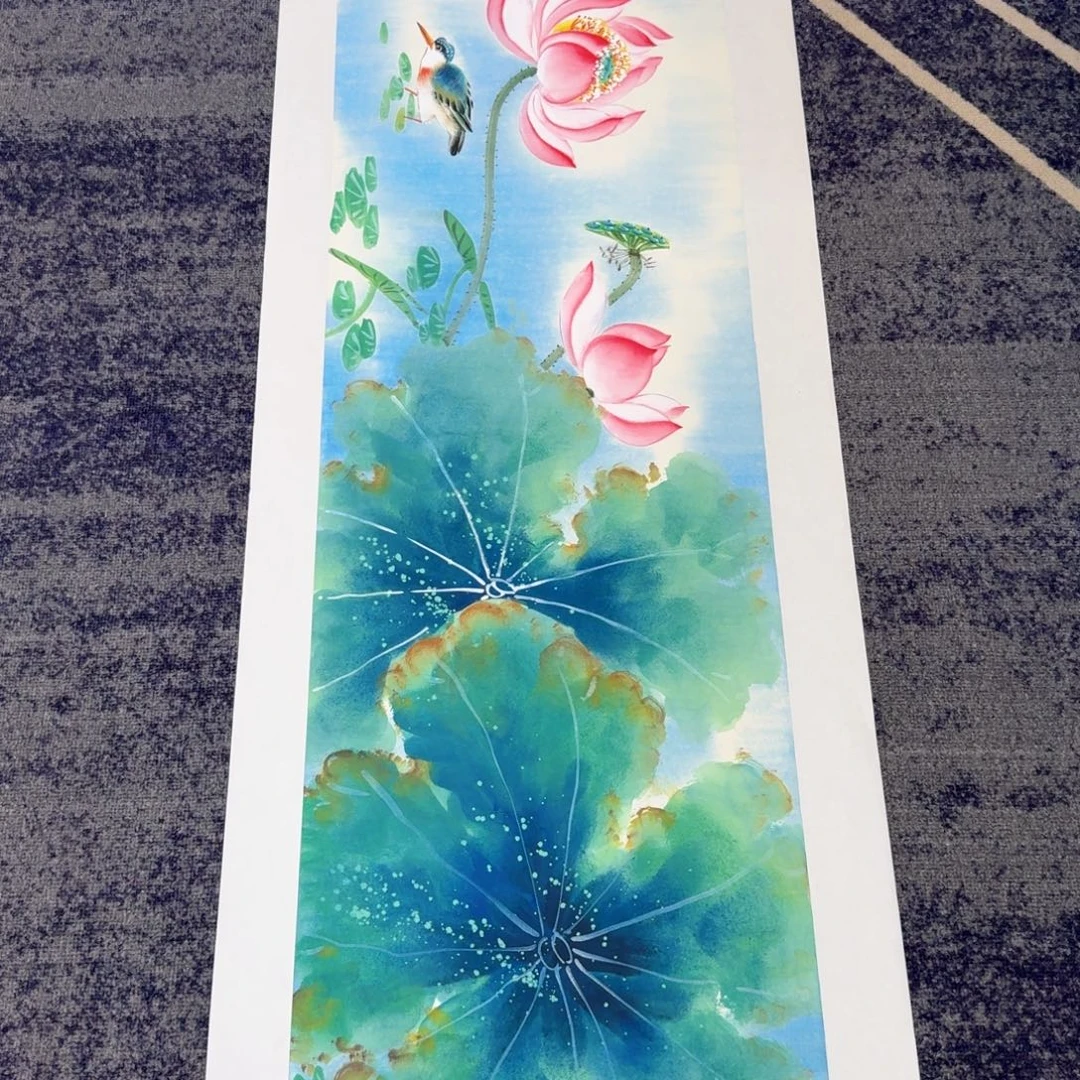 国画国画作品山水花鸟