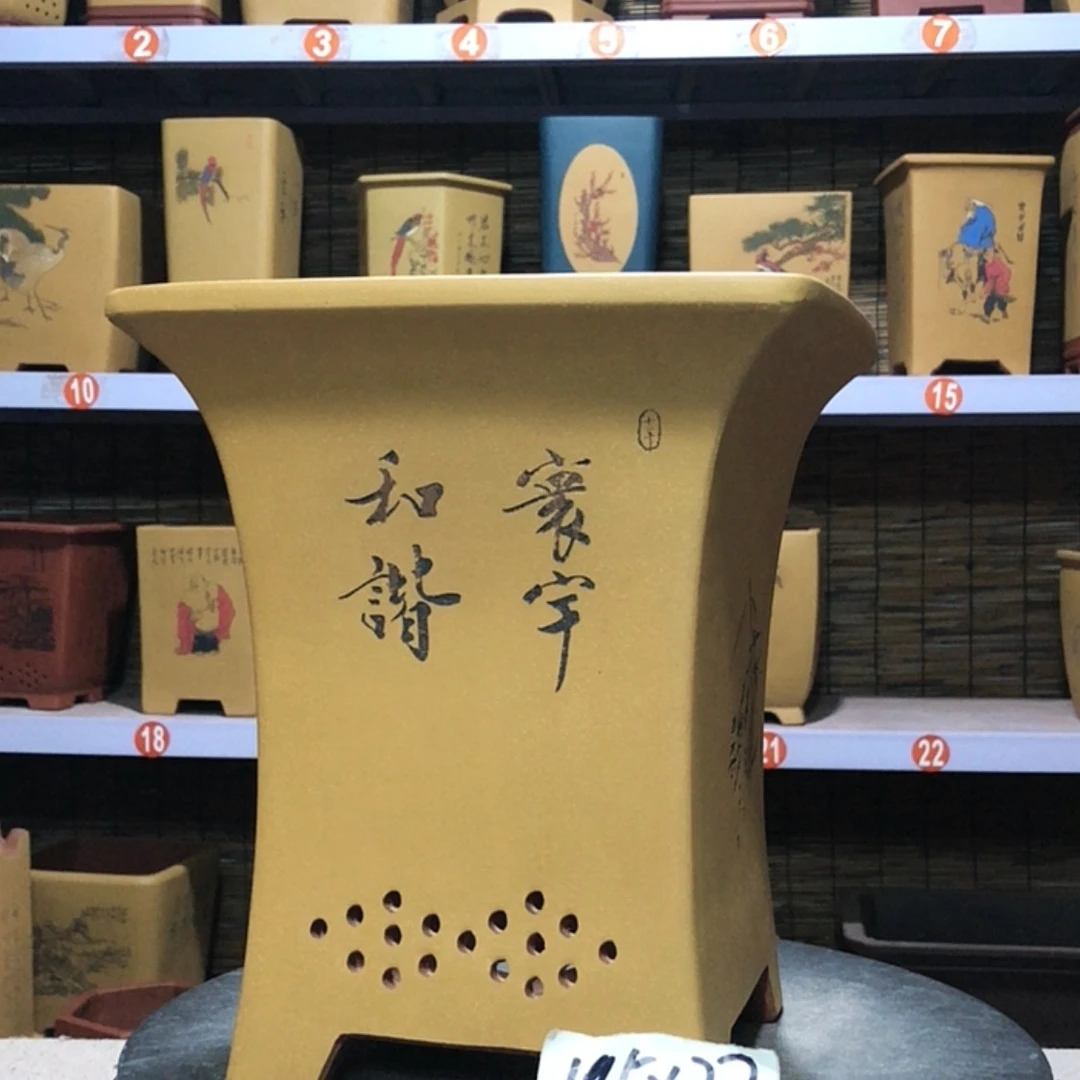 【闪购商品】紫砂花盆一****心手工制作