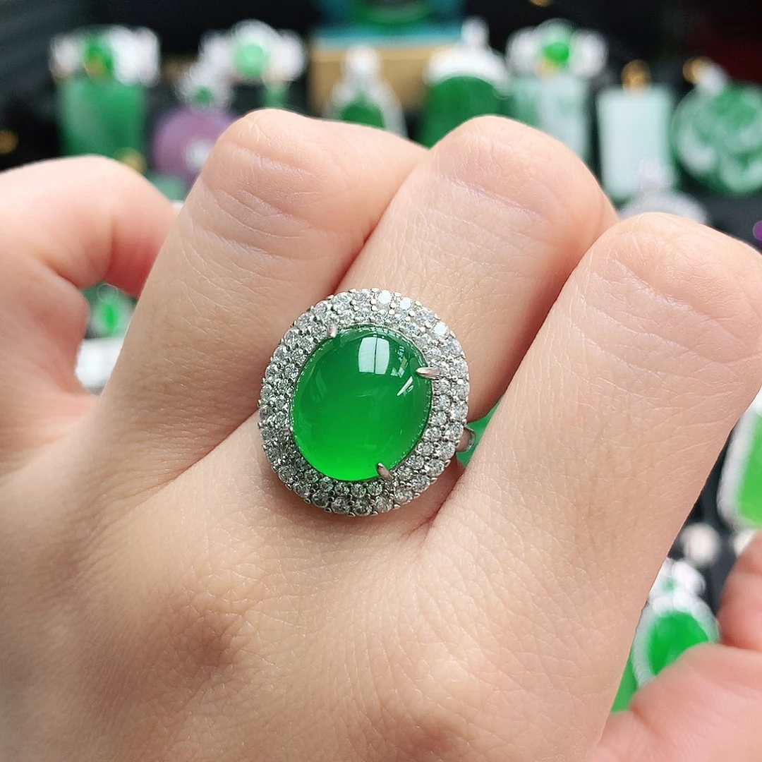 玛瑙/玉髓戒指未镶嵌