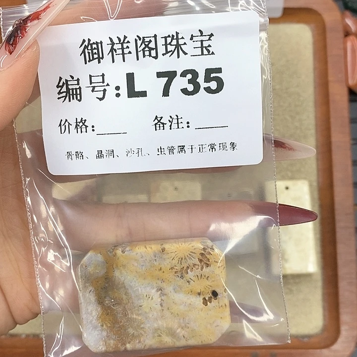 硅化珊瑚（珊瑚玉）颈饰未镶嵌凯****阁