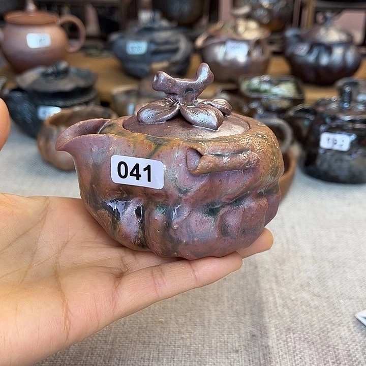 裸柴烧陶瓷手工茶器