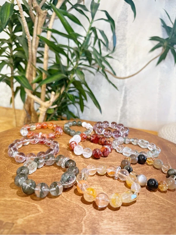 直播间下单链接 天然水晶手串 默认微瑕  手围15cm-16cm