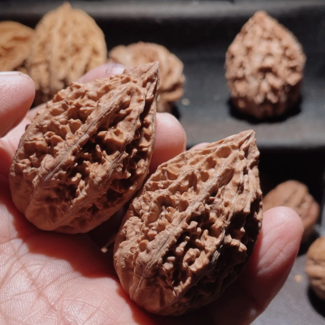 【闪购商品】文玩核桃把件东北楸子23