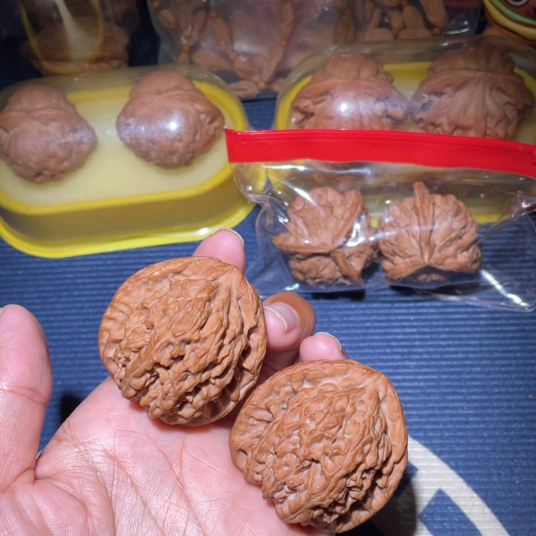 吊坠文玩核桃虎头王43