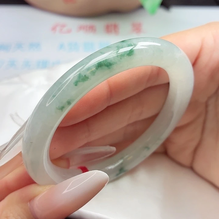 未镶嵌手镯翡翠54-55圈口