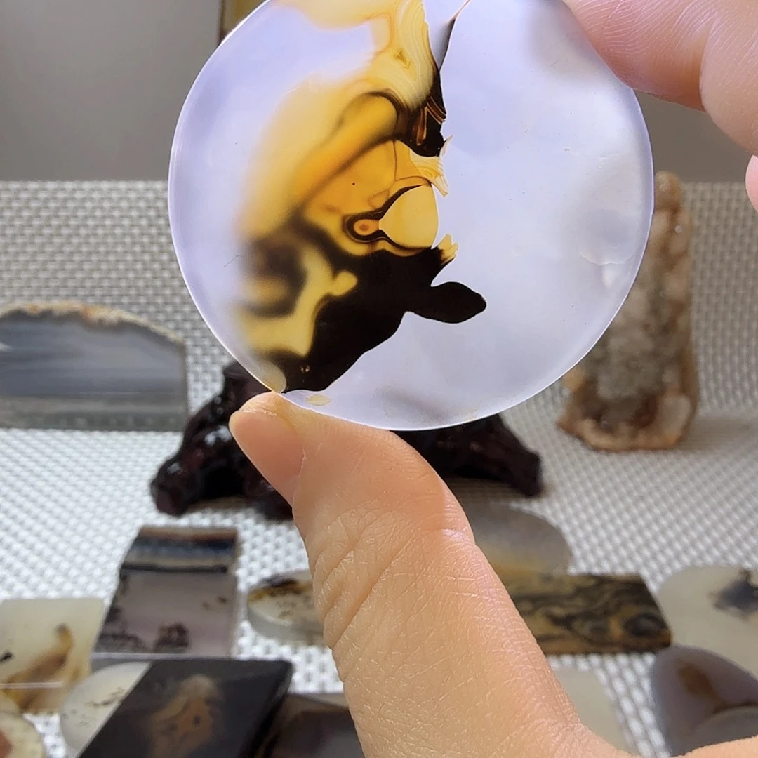 玛瑙/玉髓未镶嵌吊坠(不含链)37