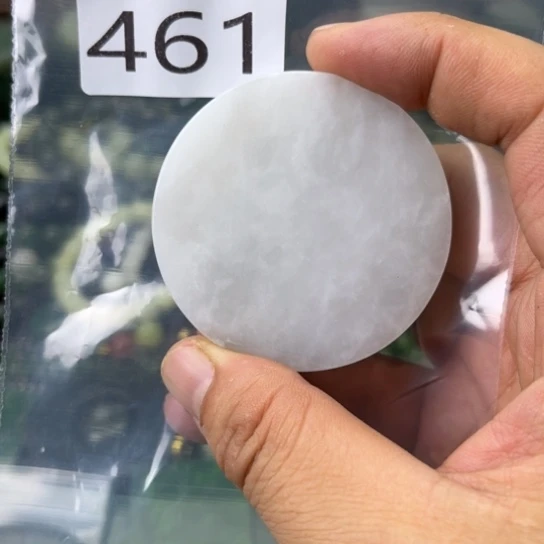 足铂镶嵌和田玉珠宝半成品