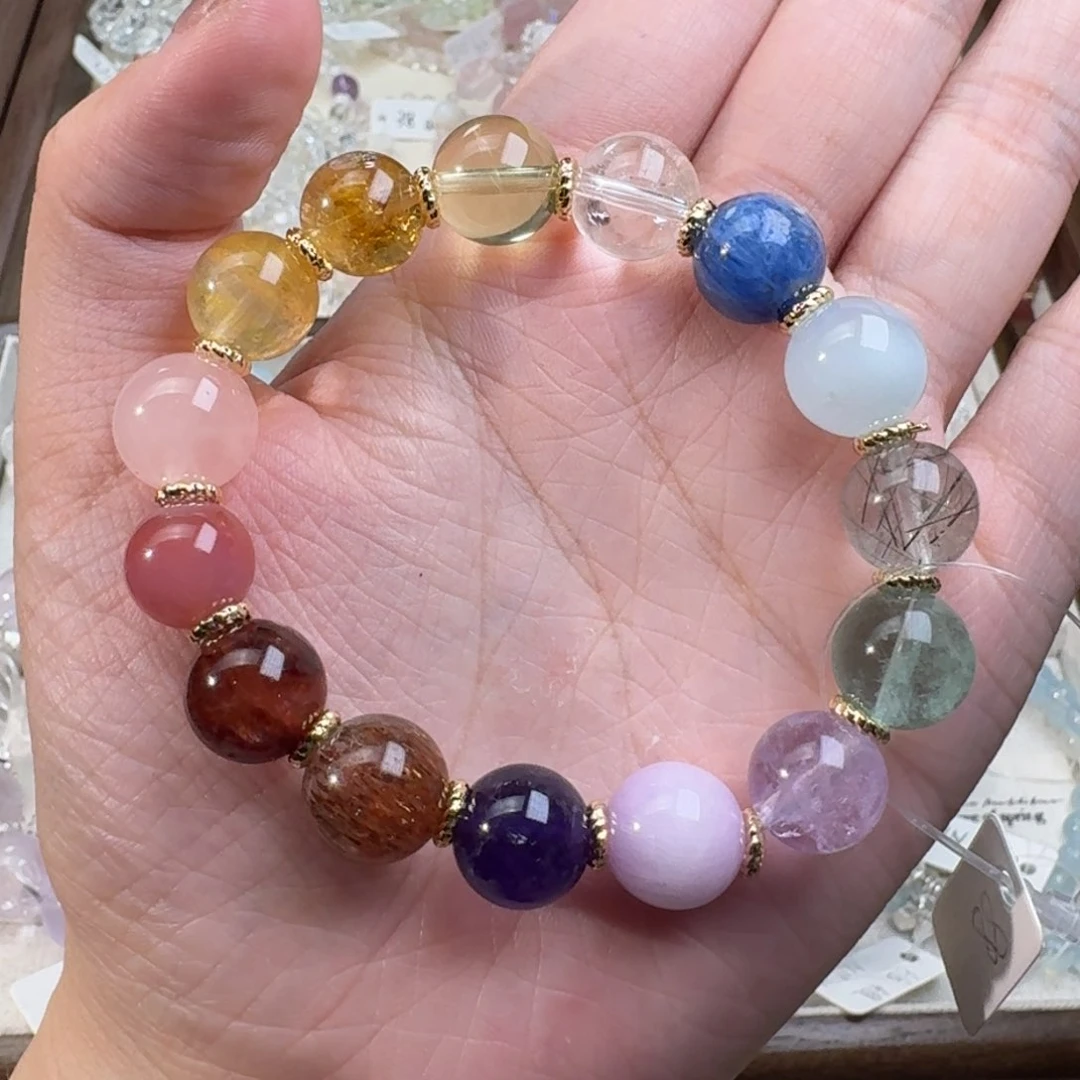 水晶手串未镶嵌多宝