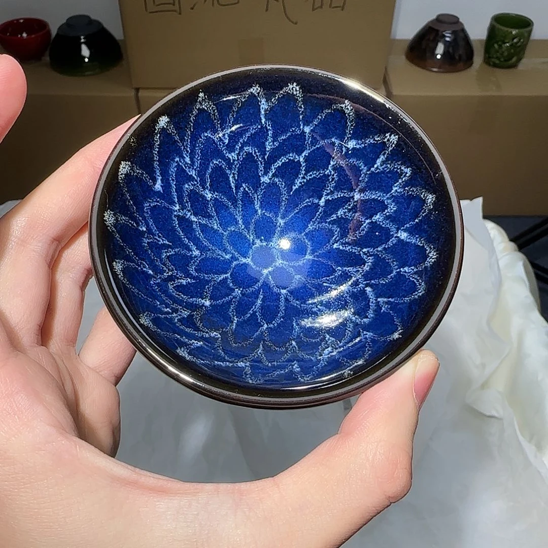 茶盏微瑕建盏，介意勿拍