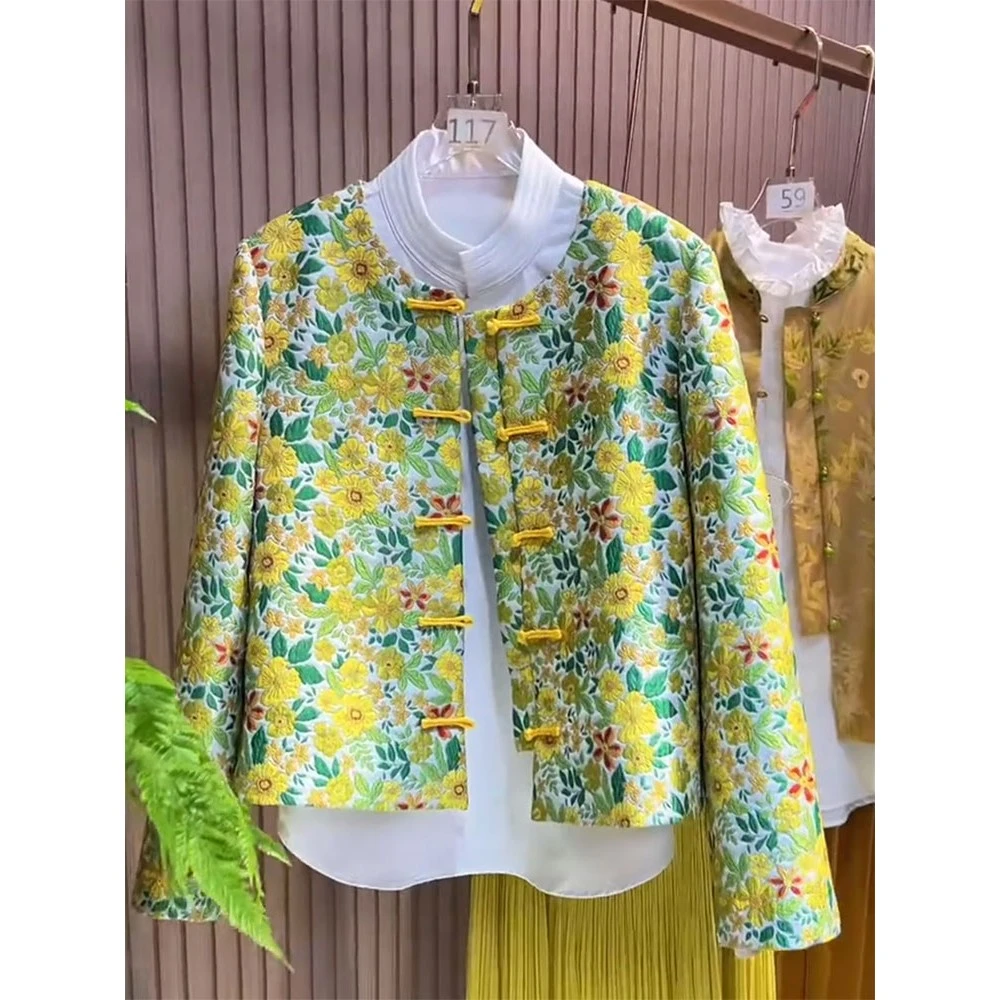 气质高端独特新中式女装国风外套女2025秋季新款改良唐装复古上衣