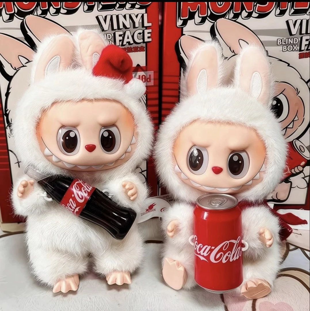 【广东高货】布布可乐款泡泡系列坐坐派对潮玩搪胶毛绒玩具手办