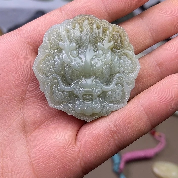 和田玉吊坠(不含链)未镶嵌