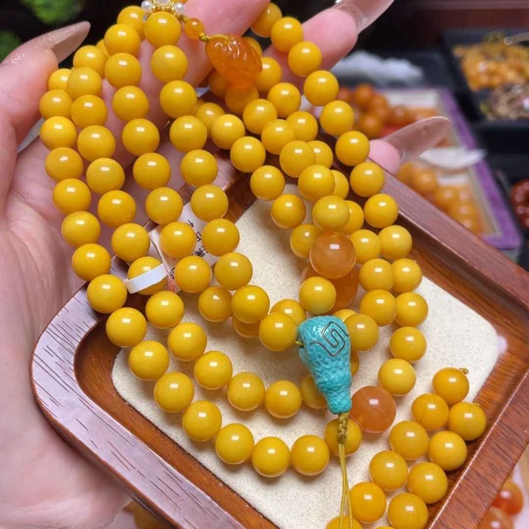 蜜蜡手链未镶嵌手串