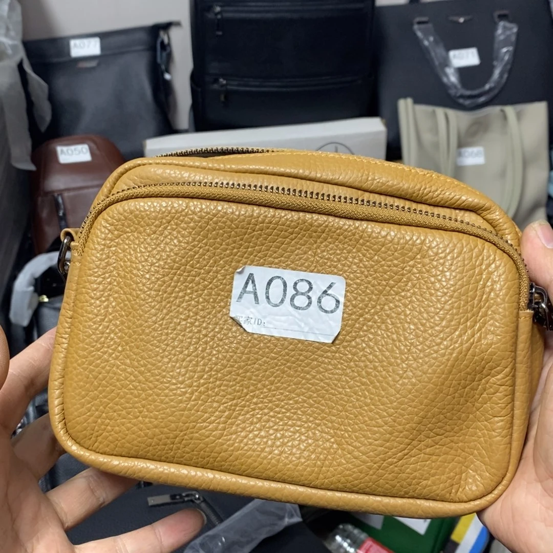 头层牛皮无肩带的