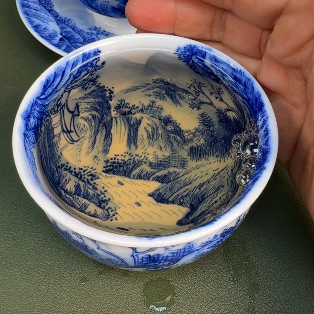 陶景德镇纯手绘茶具圆圆218