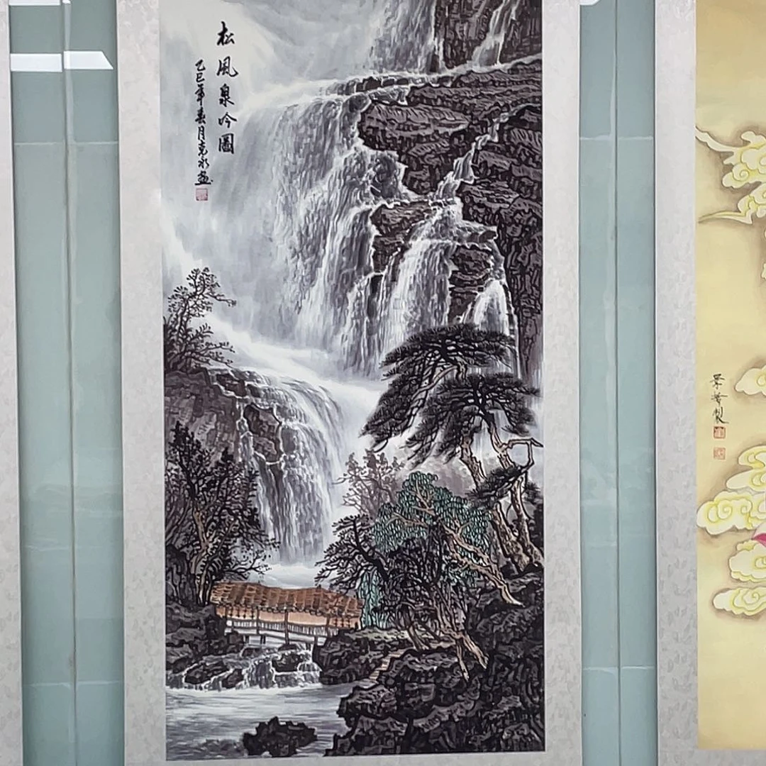 国画作品小姐姐放漏…