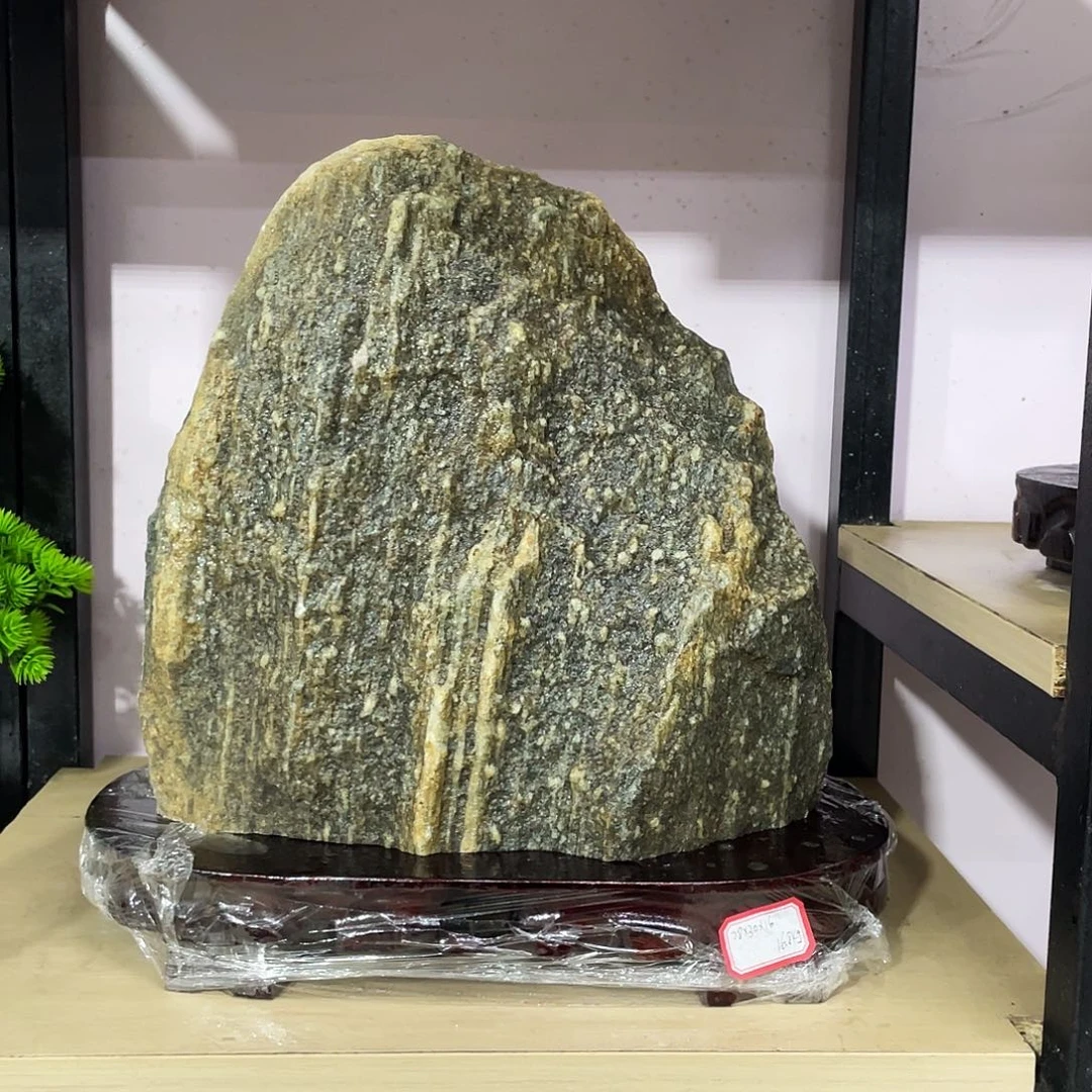 安***媞石材靠山石平安石摆件