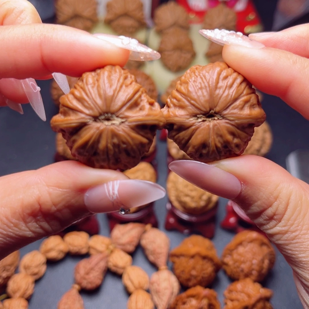 吊坠文玩核桃35尺平谷锤妹