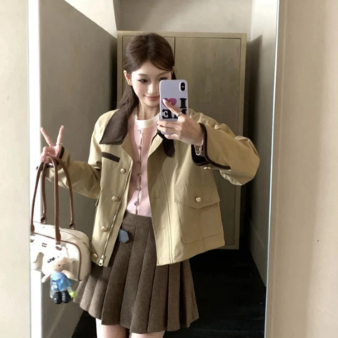 秋冬季设计感韩系高级套装-9688