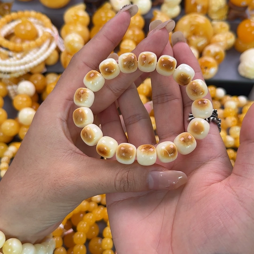 蜜蜡未镶嵌珠宝奇石同料13mm