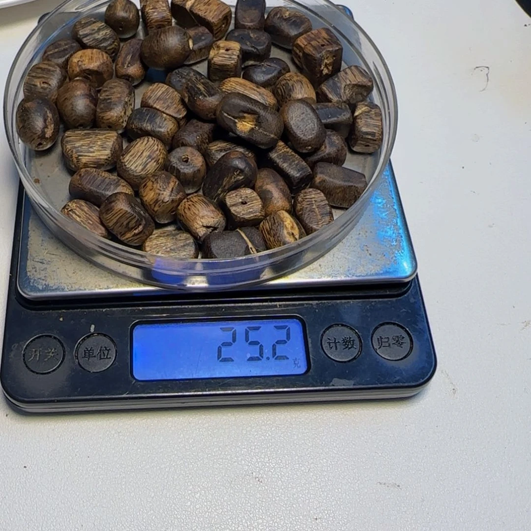 橄榄核手串/手链6****6奇楠损珠25克