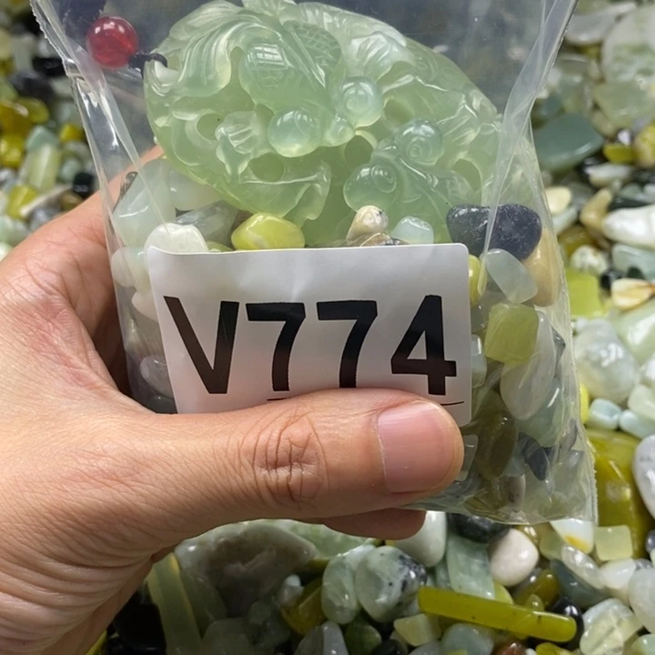 蛇纹石玉未镶嵌鱼缸石