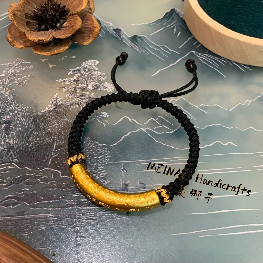 手链  MEINA/新款百福弯管手链时尚百搭气质手工轻奢