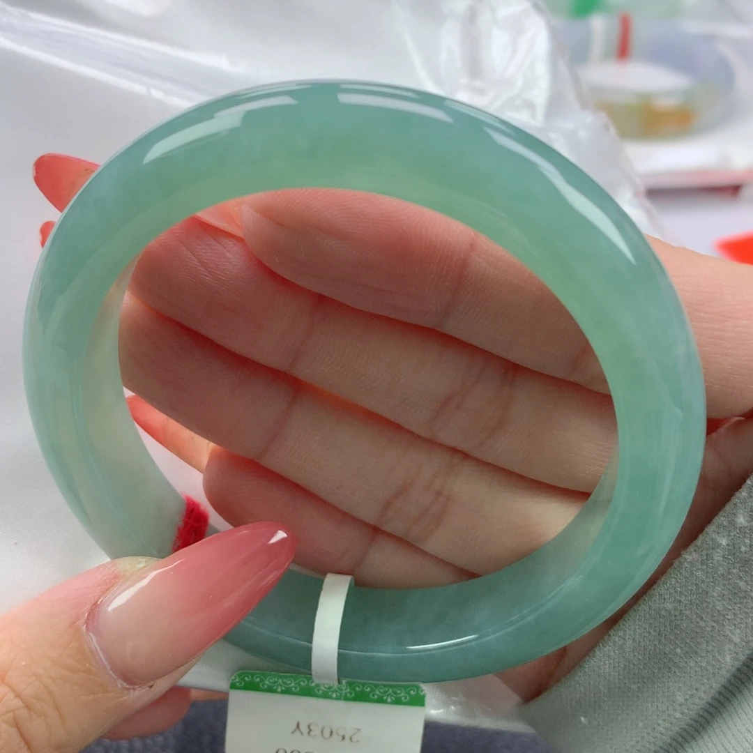 未镶嵌手镯翡翠缅甸天然翡翠A货57.9