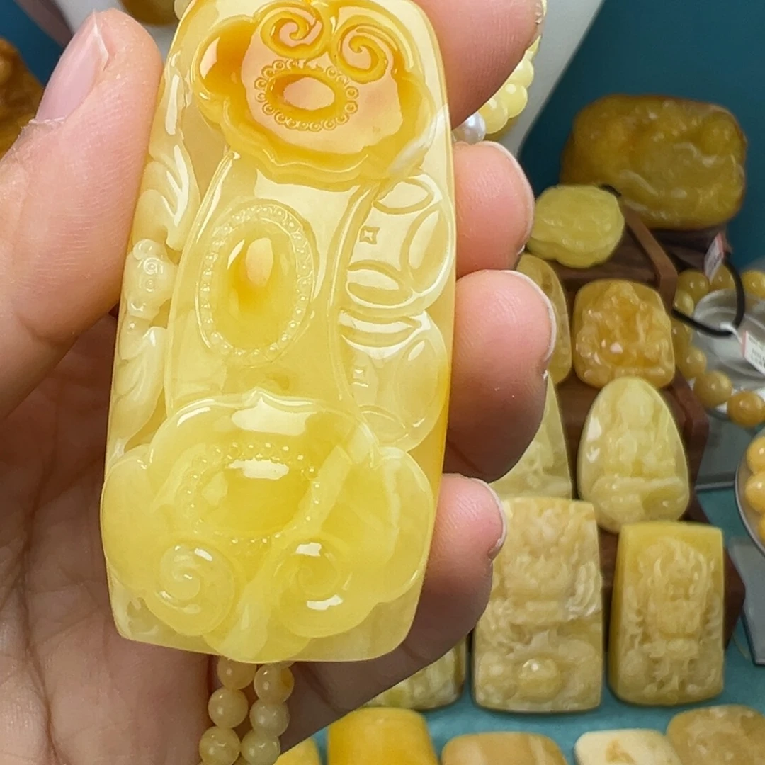 蜜蜡吊坠(赠链)未镶嵌