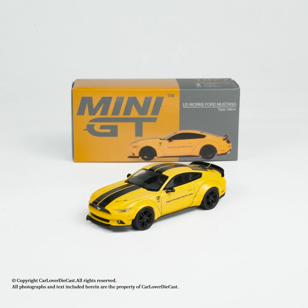 【现货】MINIGT 1077 福特 野马 LB-WORKS FORD MUSTANG 汽车模型