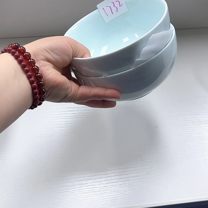 碗1732号，微瑕碗盘，破损包赔补差价，不补发