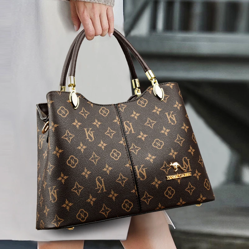 手提包女2025新款女包时尚百搭中年妈妈女士包大容量单肩斜挎包女