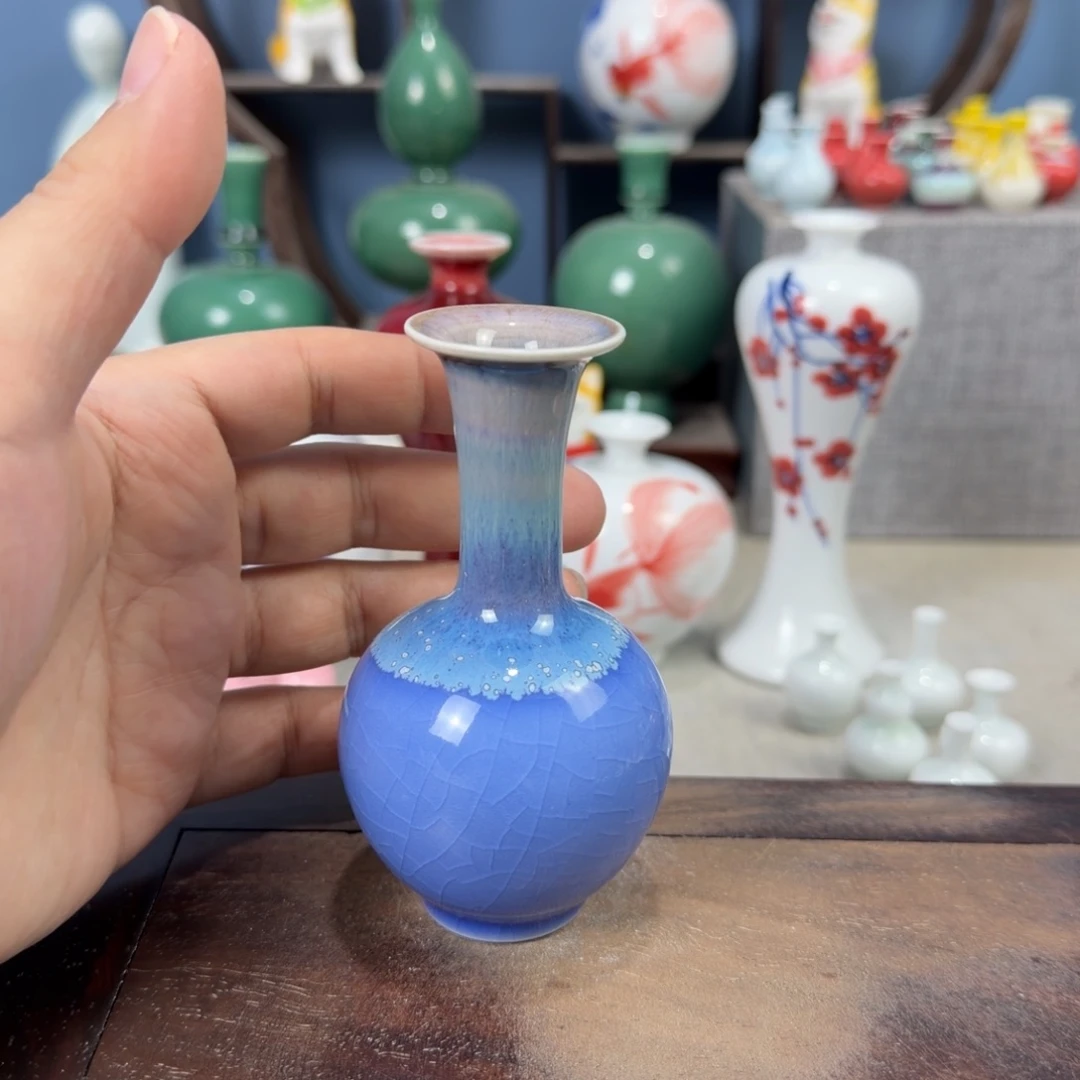 陶瓷手工小花器摆件
