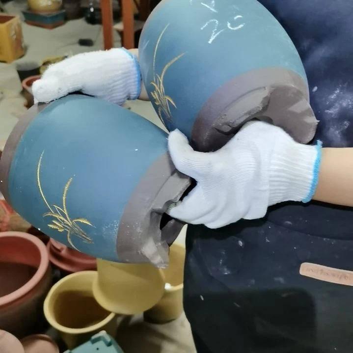 紫砂花盆紫砂花盆放漏大促销