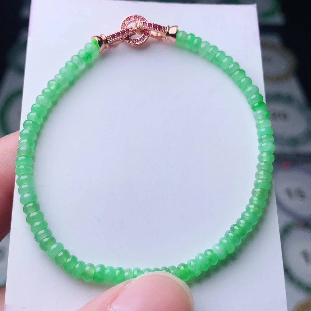 翡翠未镶嵌手链翡翠
