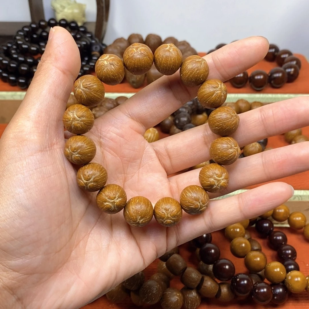 诗***香紫金鼠手串14小原皮