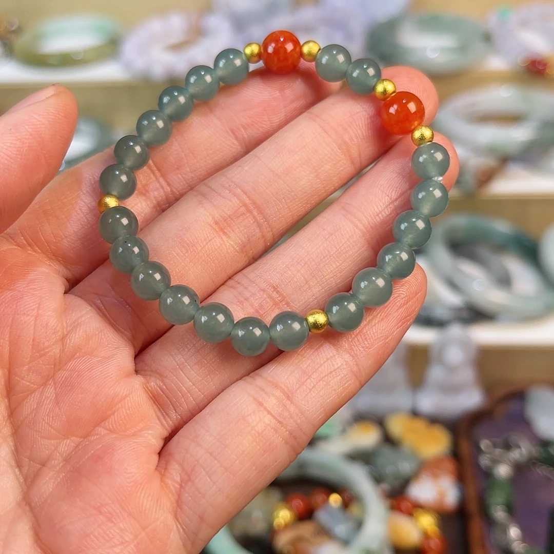 翡翠未镶嵌手链手链