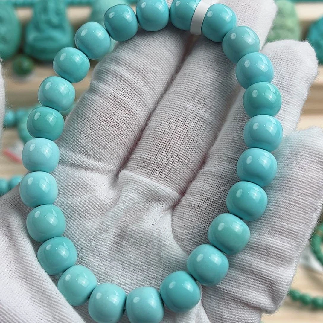 未镶嵌绿松石尺寸9.5mm